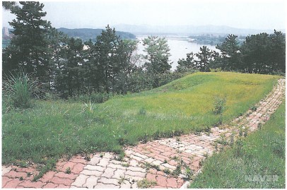 영월루에서 바라본 남한강