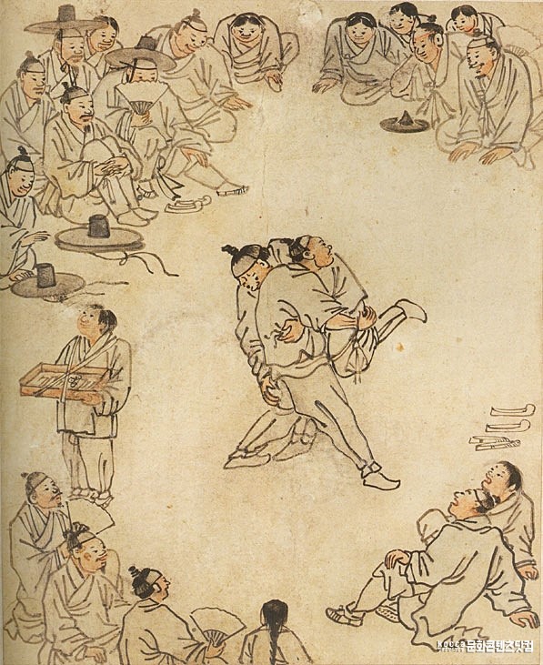 씨름 - 김홍도