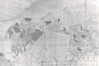 9세기 서민을 그린 그림.