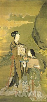 임훈(任薰, 중국), 〈마고헌수도(麻姑獻壽圖)〉