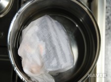 냉면육수 요리과정