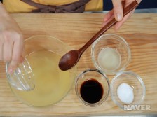 냉면육수 요리과정