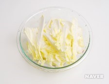 배추겉절이 요리과정
