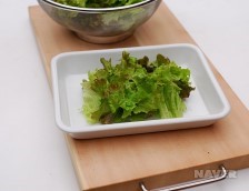 상추겉절이 요리과정