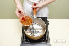 고등어조림 요리과정