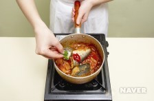 고등어조림 요리과정