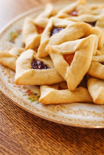 부림절에 먹는 과자 하만타셴(Hamantaschen)