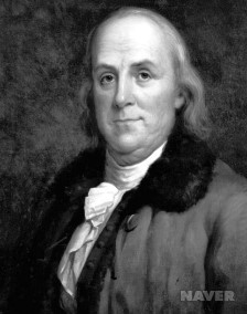 18세기 신대륙의 역사와 정신을 상징하는 인물 벤자민 프랭클린.