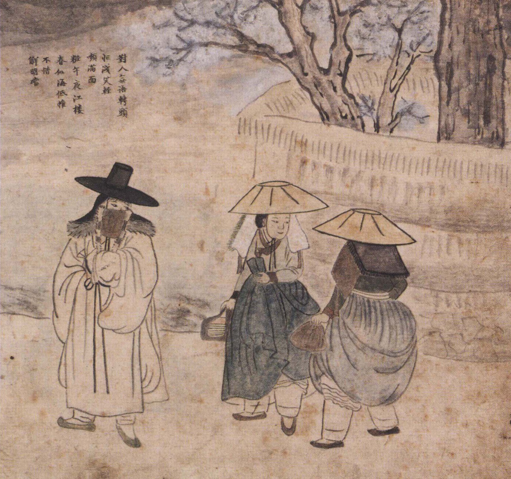 성협풍속화첩 - 노상풍정 - 성협